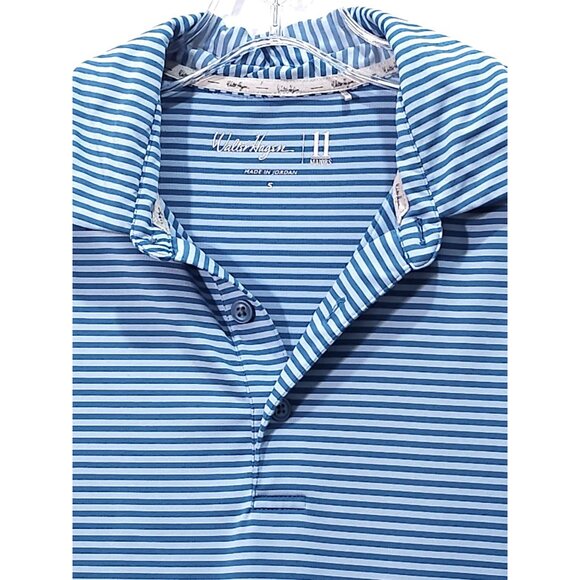 Walter Hagen Golf Shirt Blue Striped Small - Picture 2 of 10